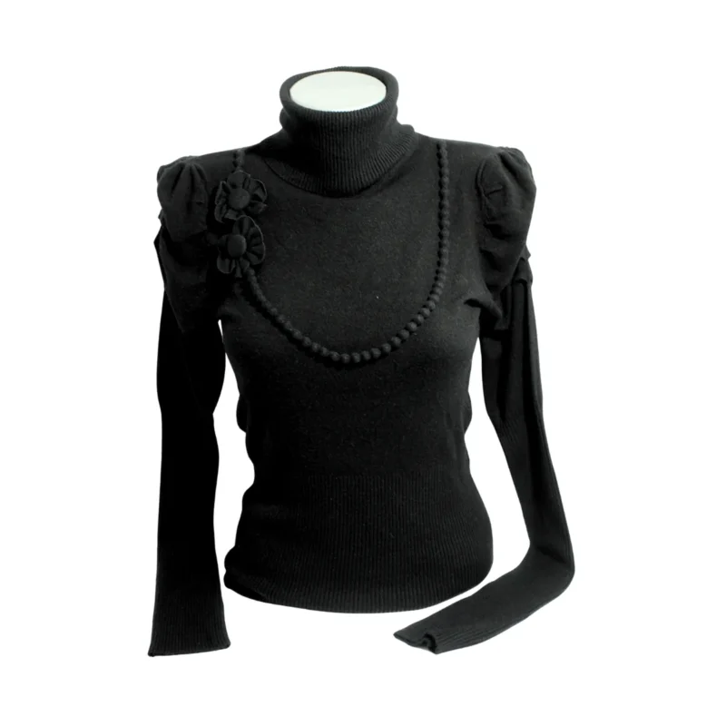 Дамска елегантна блуза с поло яка