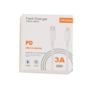Кабел за зареждане - Type-C към Lightning - 3A - 1м