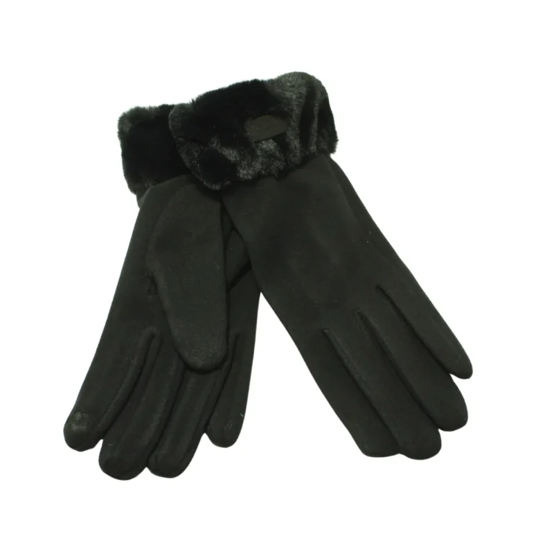 Зимни дамски ръкавици с пух